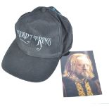 COLLECTION OF BERNARD HILL - LOTR - LIGHTING CREW CAP