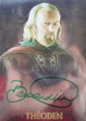 COLLECTION OF BERNARD HILL - LORD OF THE RINGS - TOPPS CARD