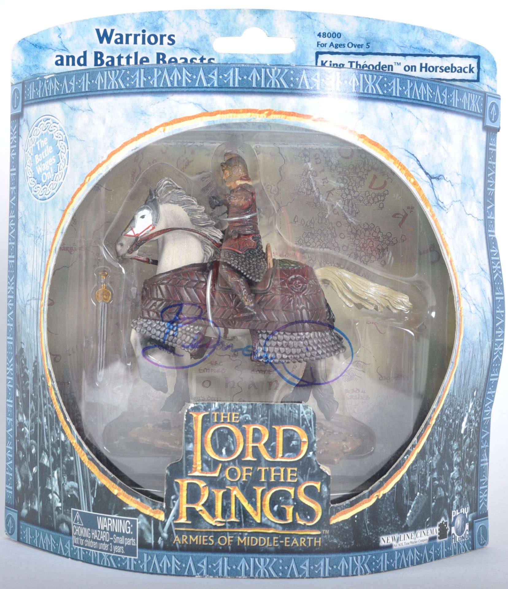 COLLECTION OF BERNARD HILL - LOTR - AUTOGRAPHED ACTION FIGURE