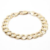 HALLMARKED 9CT GOLD FLAT LINK BRACELET