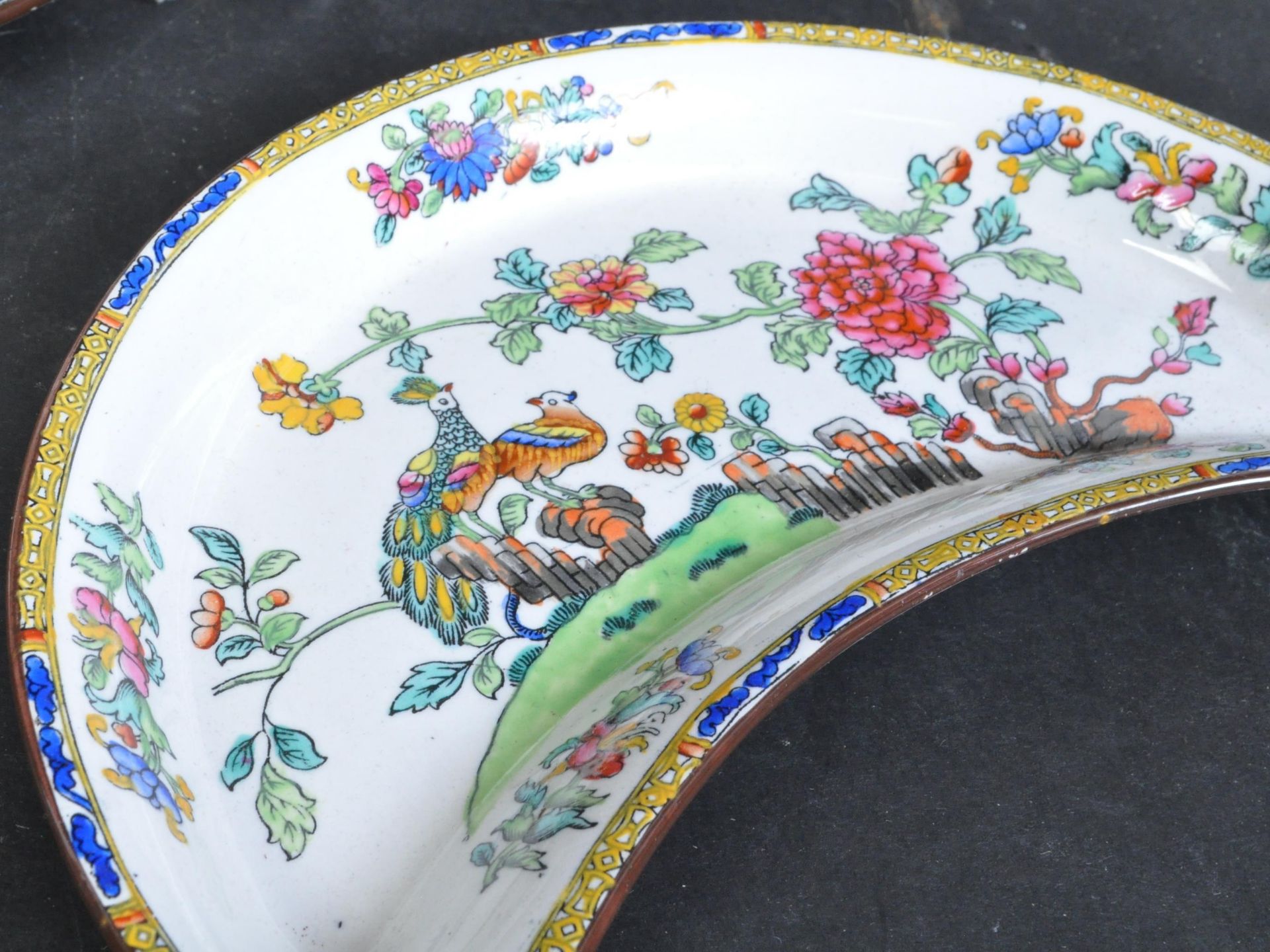 COLLECTION OF 19TH CENTURY COPELAND SPODE PEACOCK CHINA - Image 4 of 5