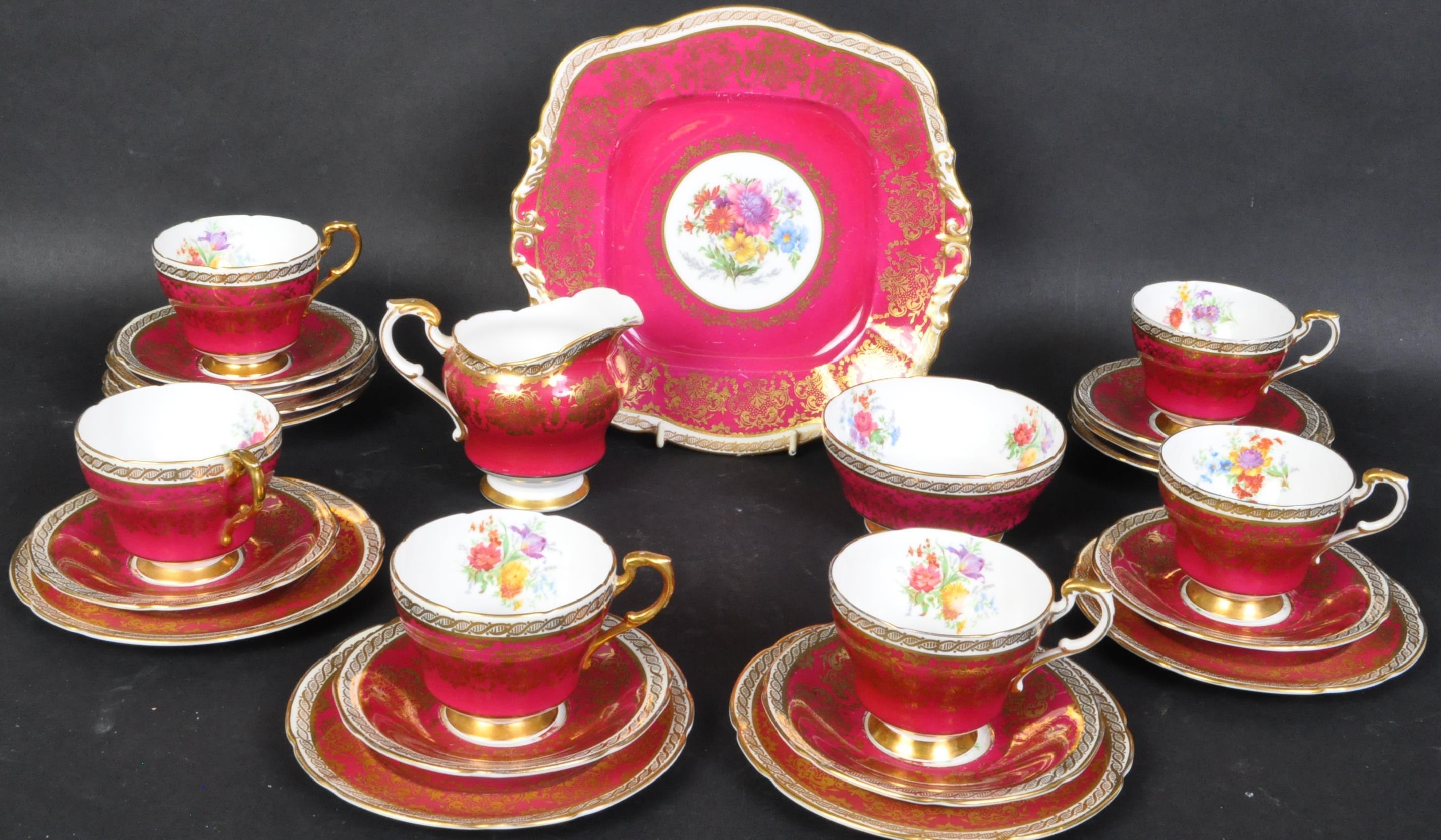 VINTAGE 1940S PARAGON BONE CHINA TEA SERVICE