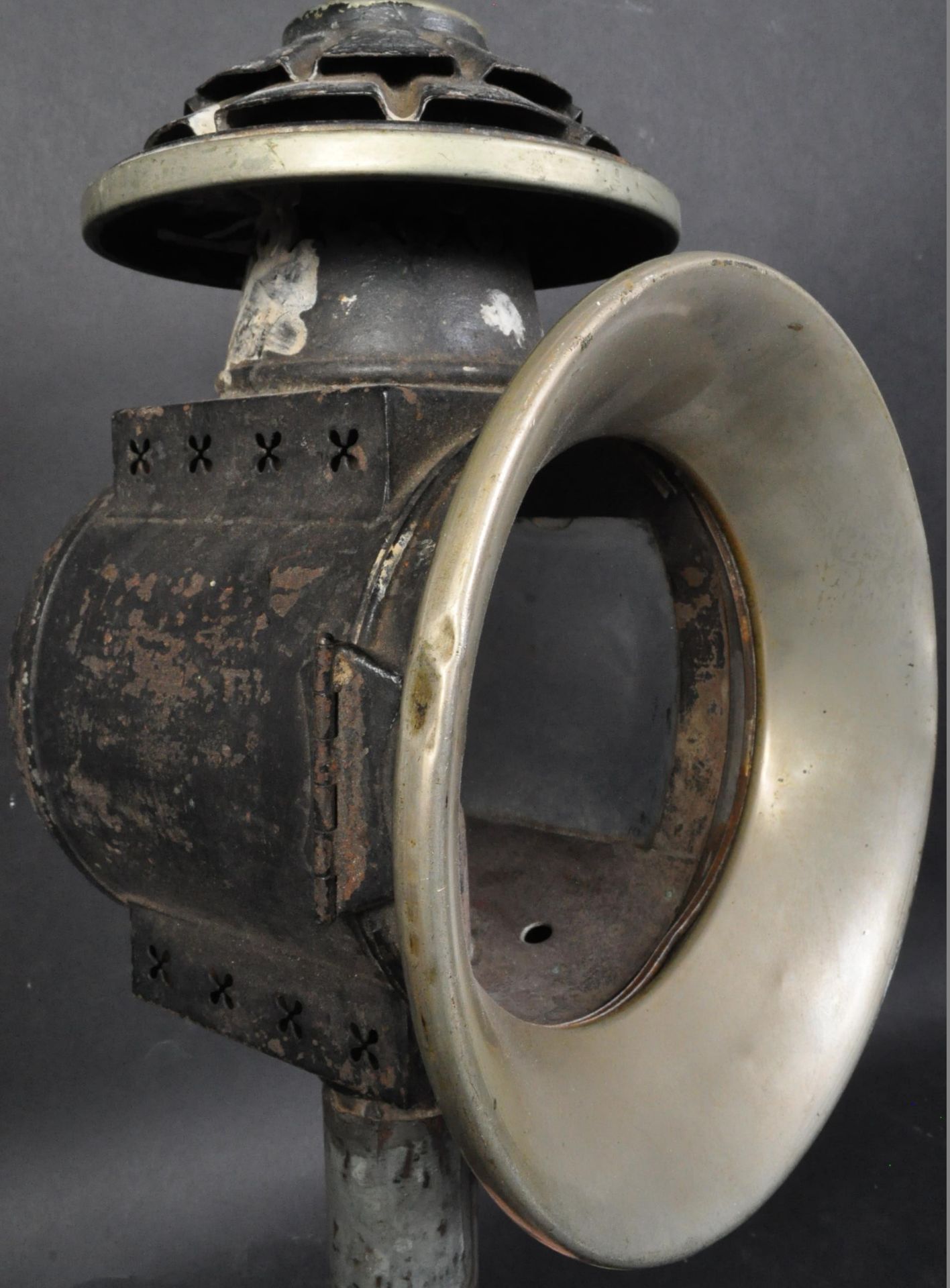 EARLY 20TH CENTURY COACHING LAMP - Image 4 of 4