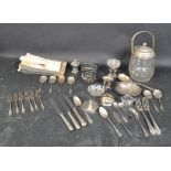 COLLECTION OF 19TH CENTURY & LATER SILVER PLATED ITEMS