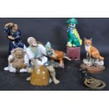 ASSORTMENT OF CHINESE & ENGLISH FIGURINES