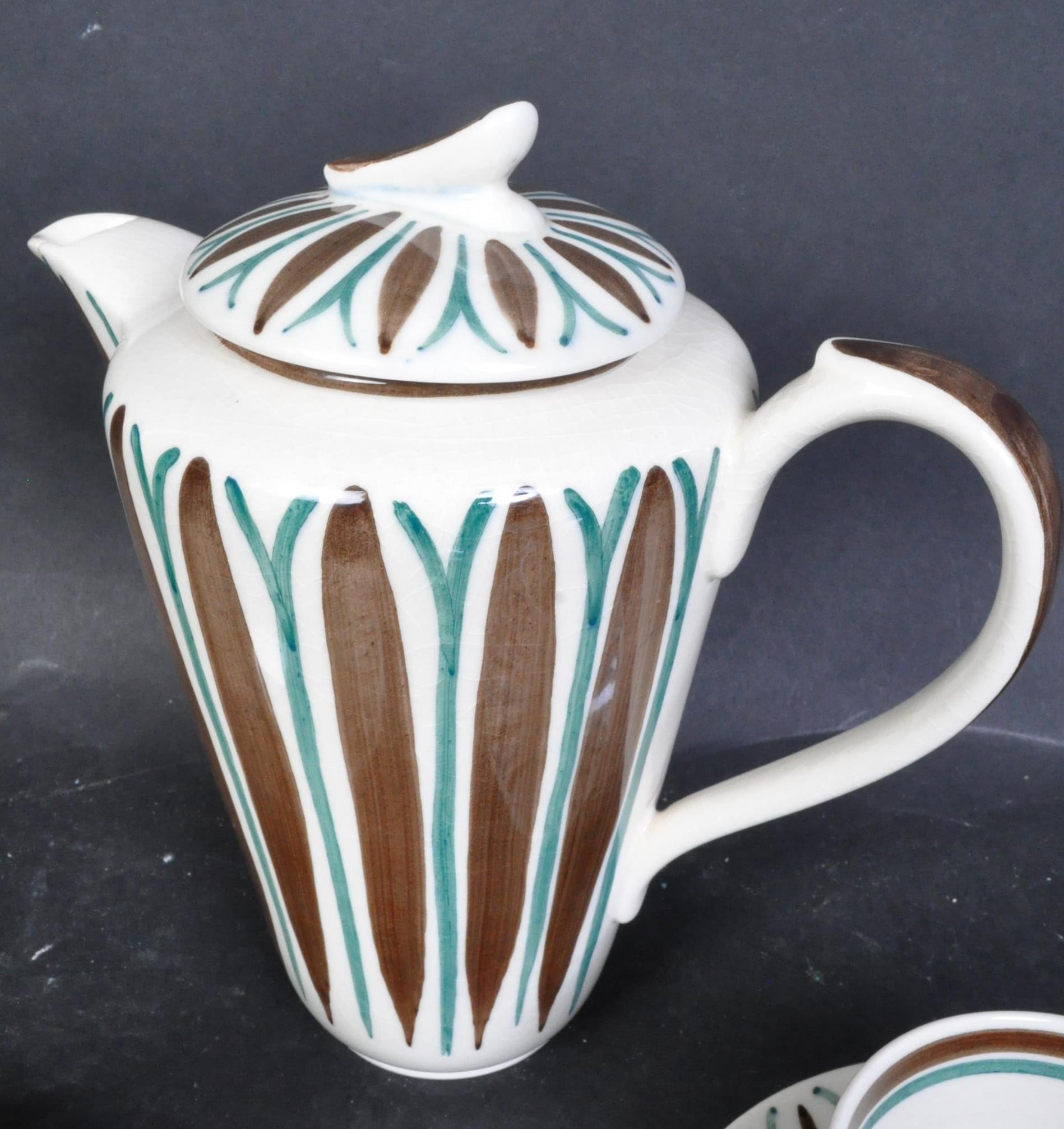SET OF SIC VINTAGE CIRCA 1980S JERSEY POTTERY COFFEE SET - Image 4 of 5