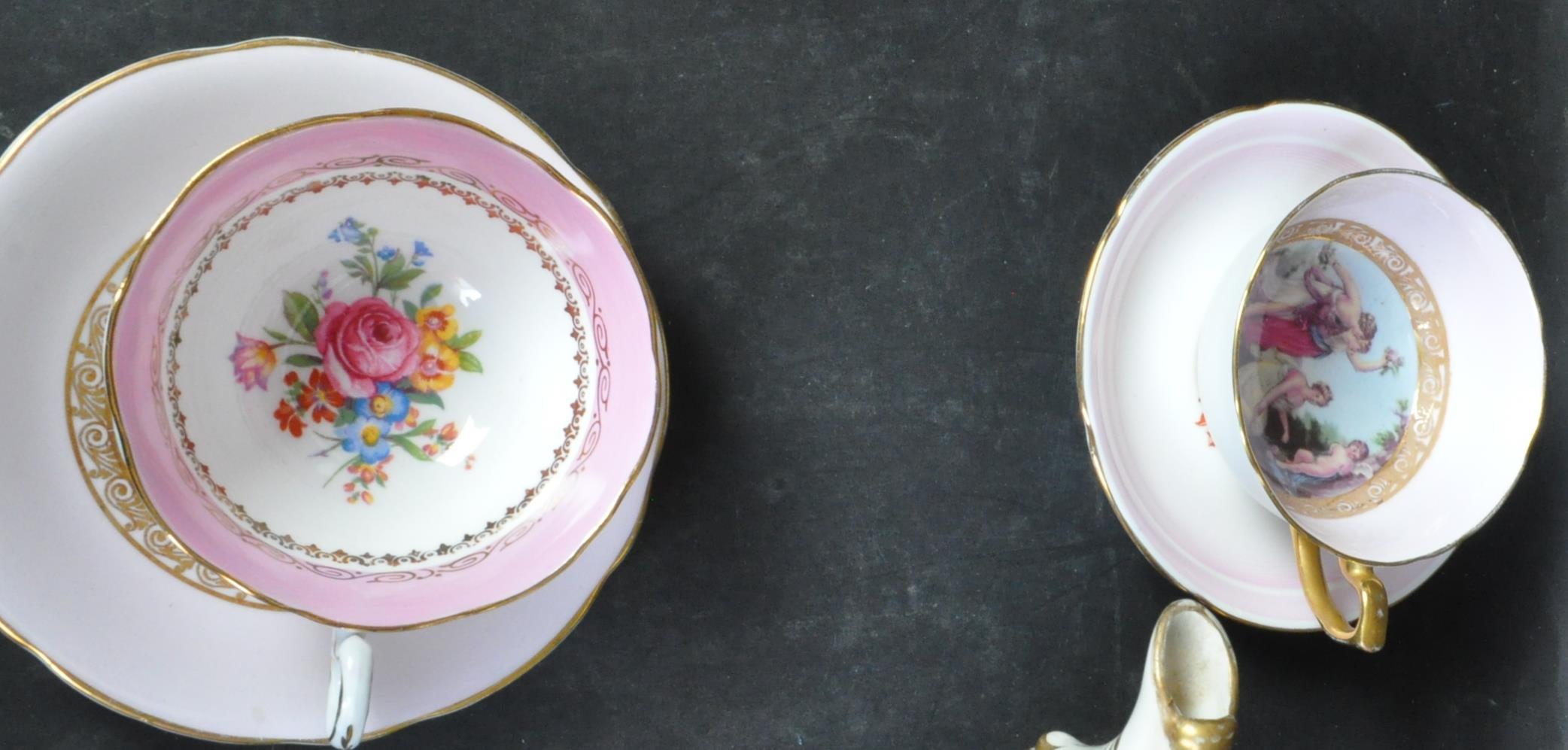 ASSORTMENT OF 19TH CENTURY & LATER TEACUPS & SAUCERS - Image 6 of 10