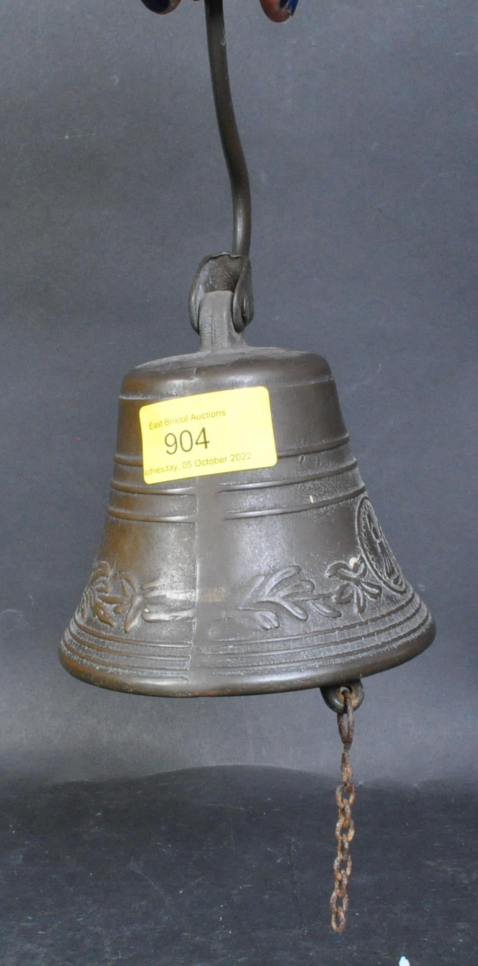 19TH CENTURY BRONZE NUNS PRAYER BELL - Image 3 of 4