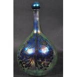 SIDDY LANGLEY - STUDIO ART GLASS STOPPERED VASE / BOTTLE