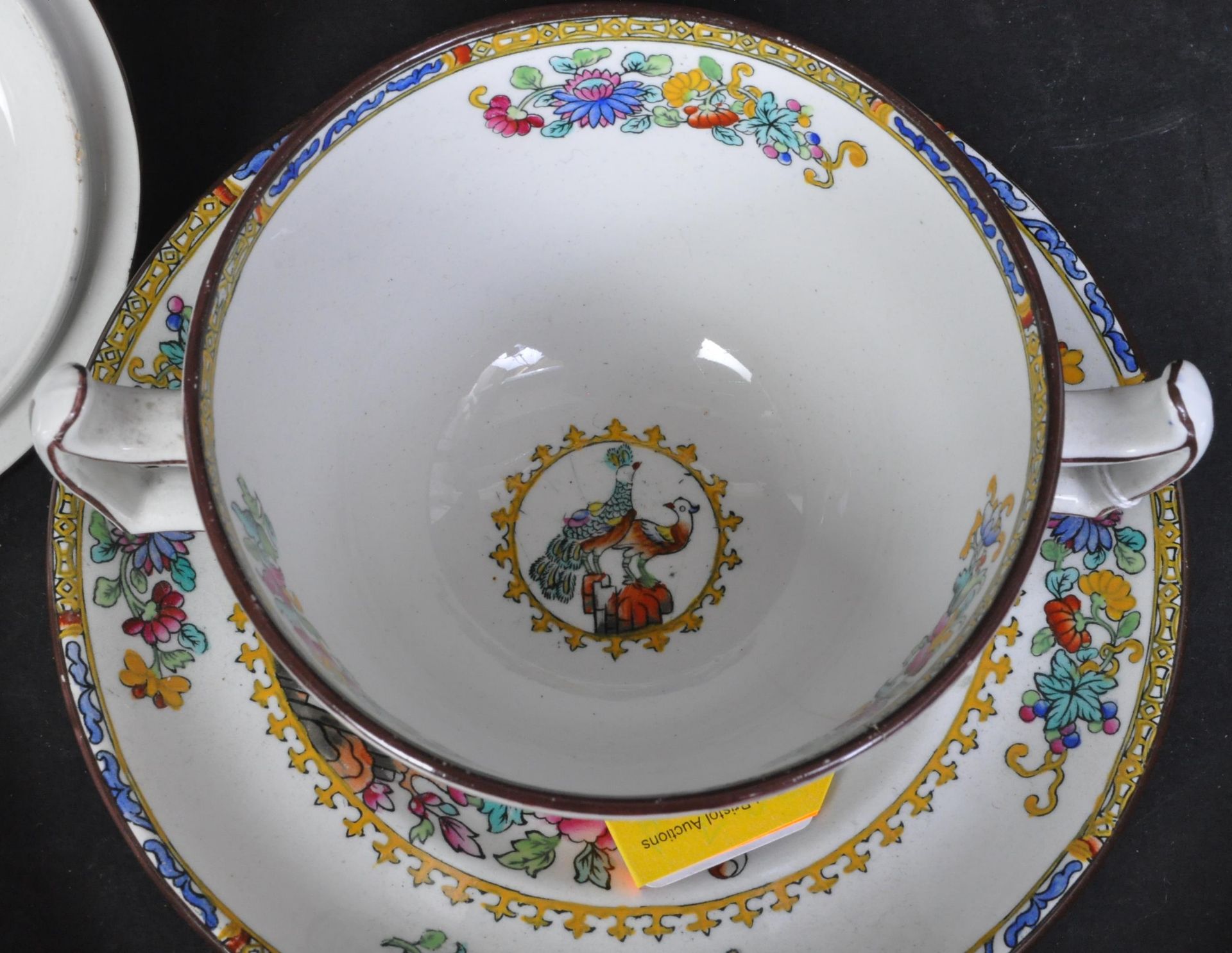 COLLECTION OF 19TH CENTURY COPELAND SPODE PEACOCK CHINA - Image 2 of 5