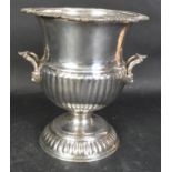 19TH CENTURY HENRY WILKONSON & CO SILVER PLATE WINE COOLER