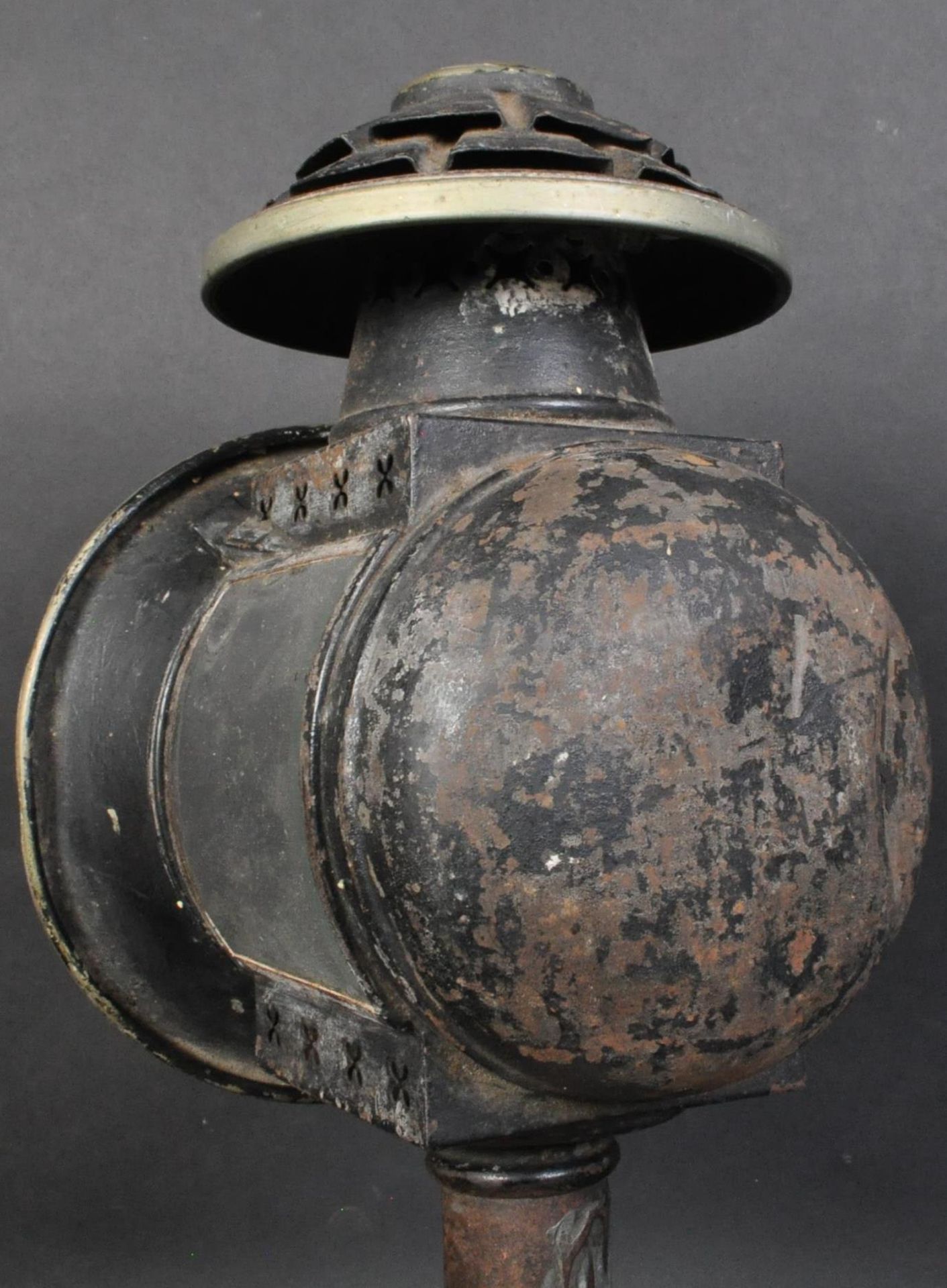 EARLY 20TH CENTURY COACHING LAMP - Image 3 of 4