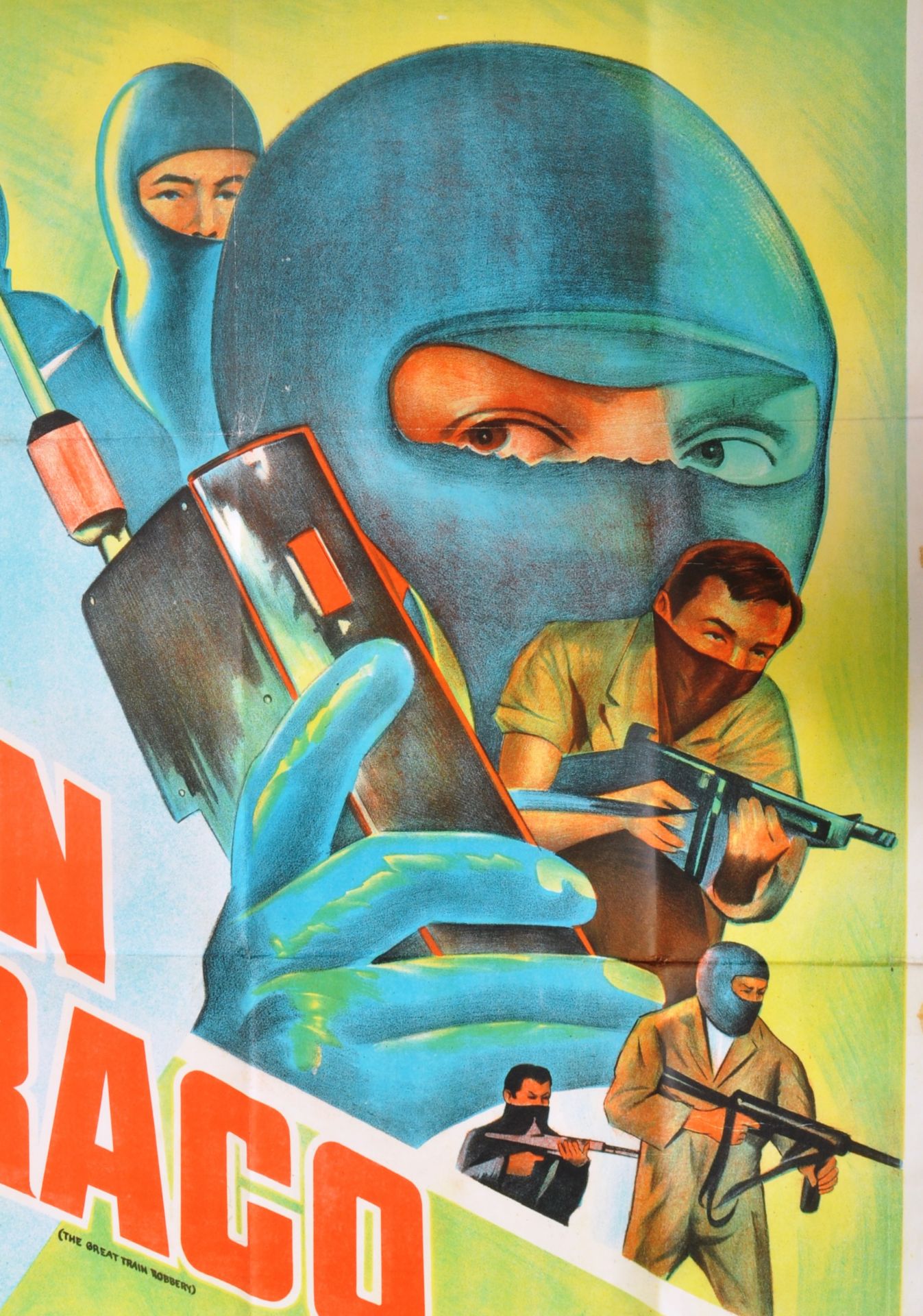 A VINTAGE CINEMA FILM POSTER “THE GREAT TRAIN ROBBERY” - Image 5 of 5