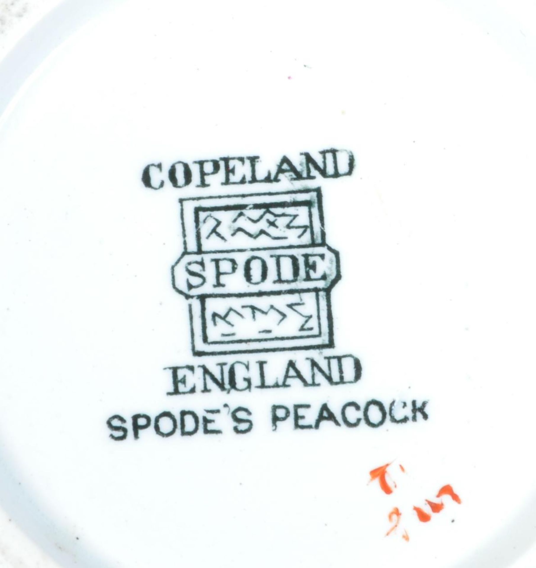 COLLECTION OF 19TH CENTURY COPELAND SPODE PEACOCK CHINA - Image 3 of 5