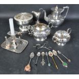 COLLECTION OF VINTAGE SILVER PLATED ITEMS