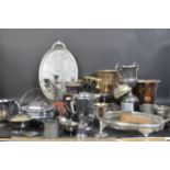 LARGE COLLECTION OF VINTAGE SILVER PLATED ITEMS