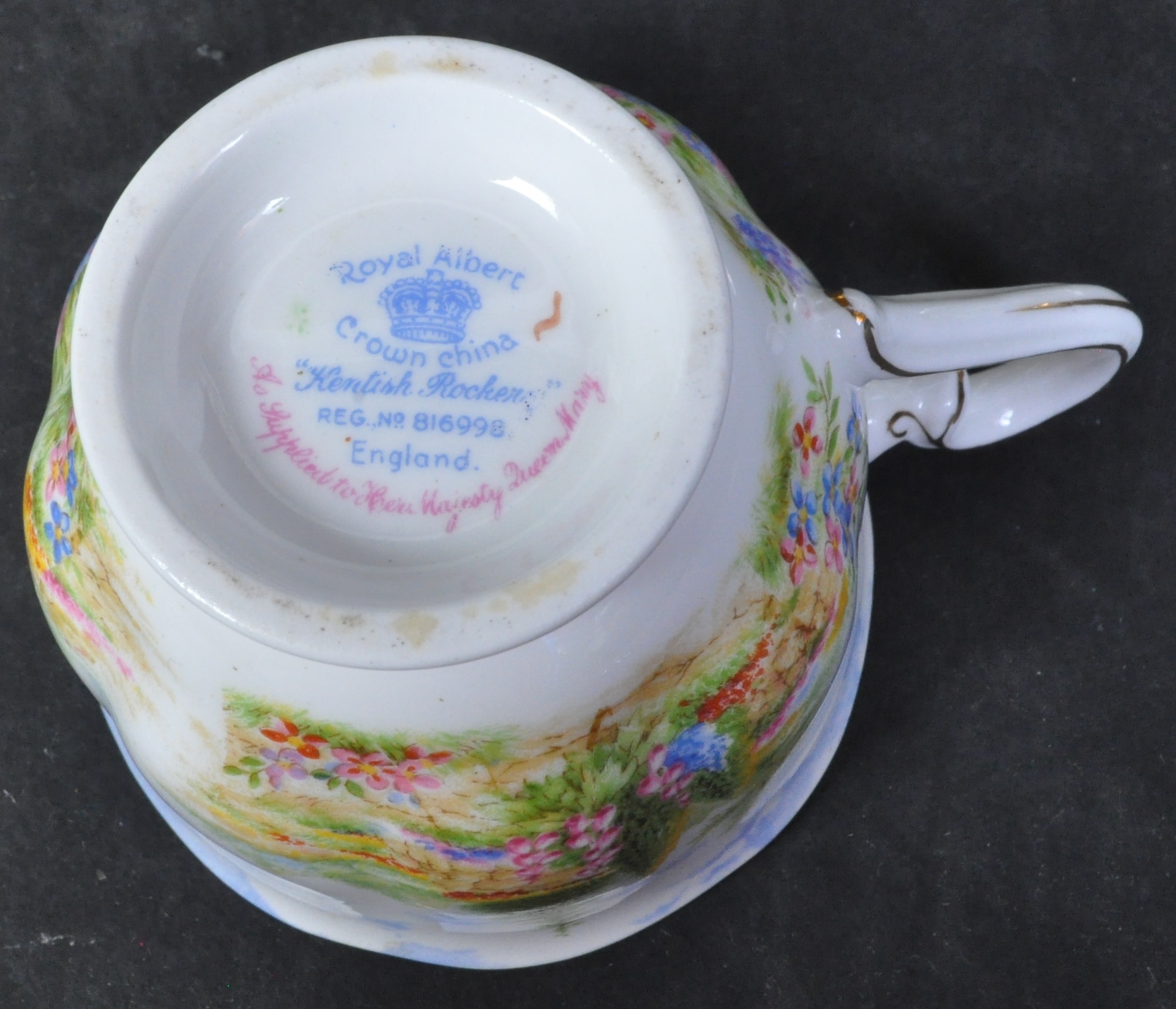 VINTAGE ROYAL ALBERT KENTISH ROOKERY TEA SERVICE - Image 8 of 10