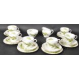 VINTAGE ADDERLY BONE CHINA TEA SERVICE