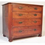 20TH CENTURY MAHOGANY CHEST OF DRAWERS