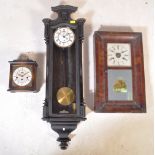 VIENNA REGULATOR WALL CLOCK W/ OTHERS