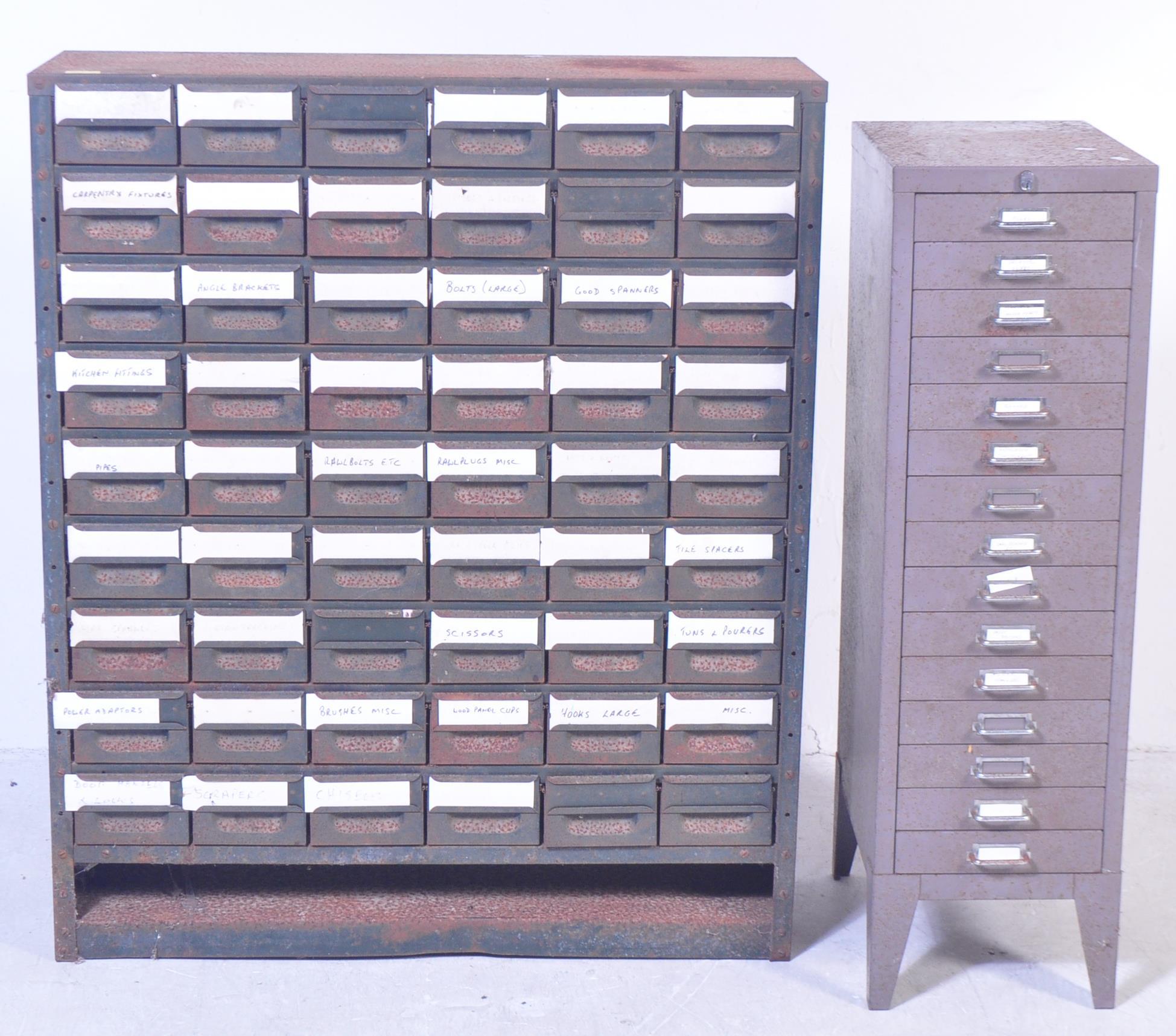 TWO INDUSTRIAL MULTI DRAWER FILING CABINETS - Image 2 of 5