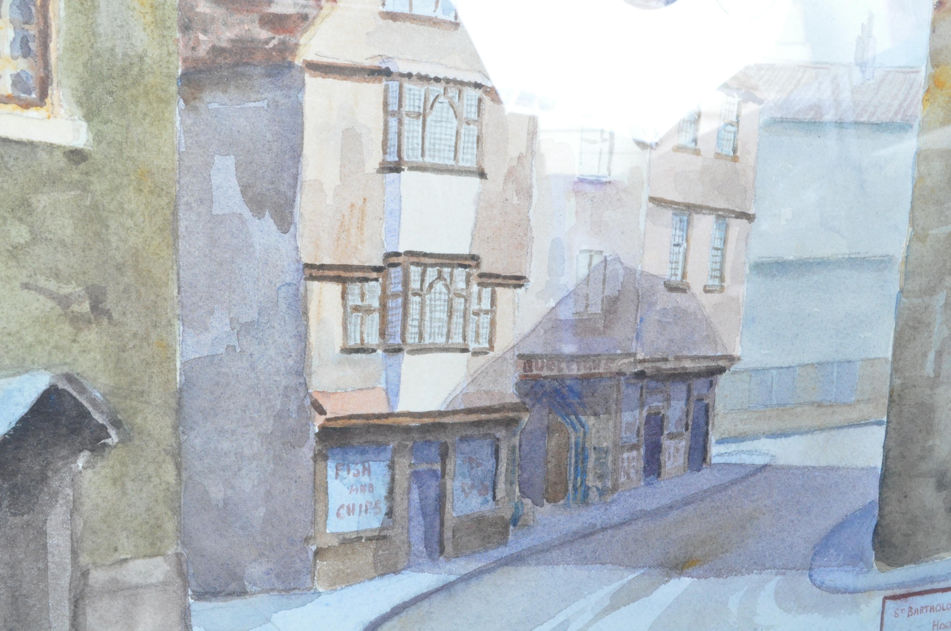 BRISTOL LOCAL INTEREST - 20TH CENTURY WATERCOLOUR PAINTINGS - Image 6 of 6