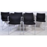 SIX MID CENTURY SENATOR S21 HAVANA OFFICE CHAIRS