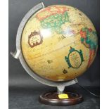 RETRO VINTAGE DESK TOP GLOBE LAMP