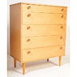 MID CENTURY AVALON TEAK CHEST OF DRAWERS