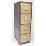 RETRO MID CENTURY METAL UPRIGHT FILING CABINET