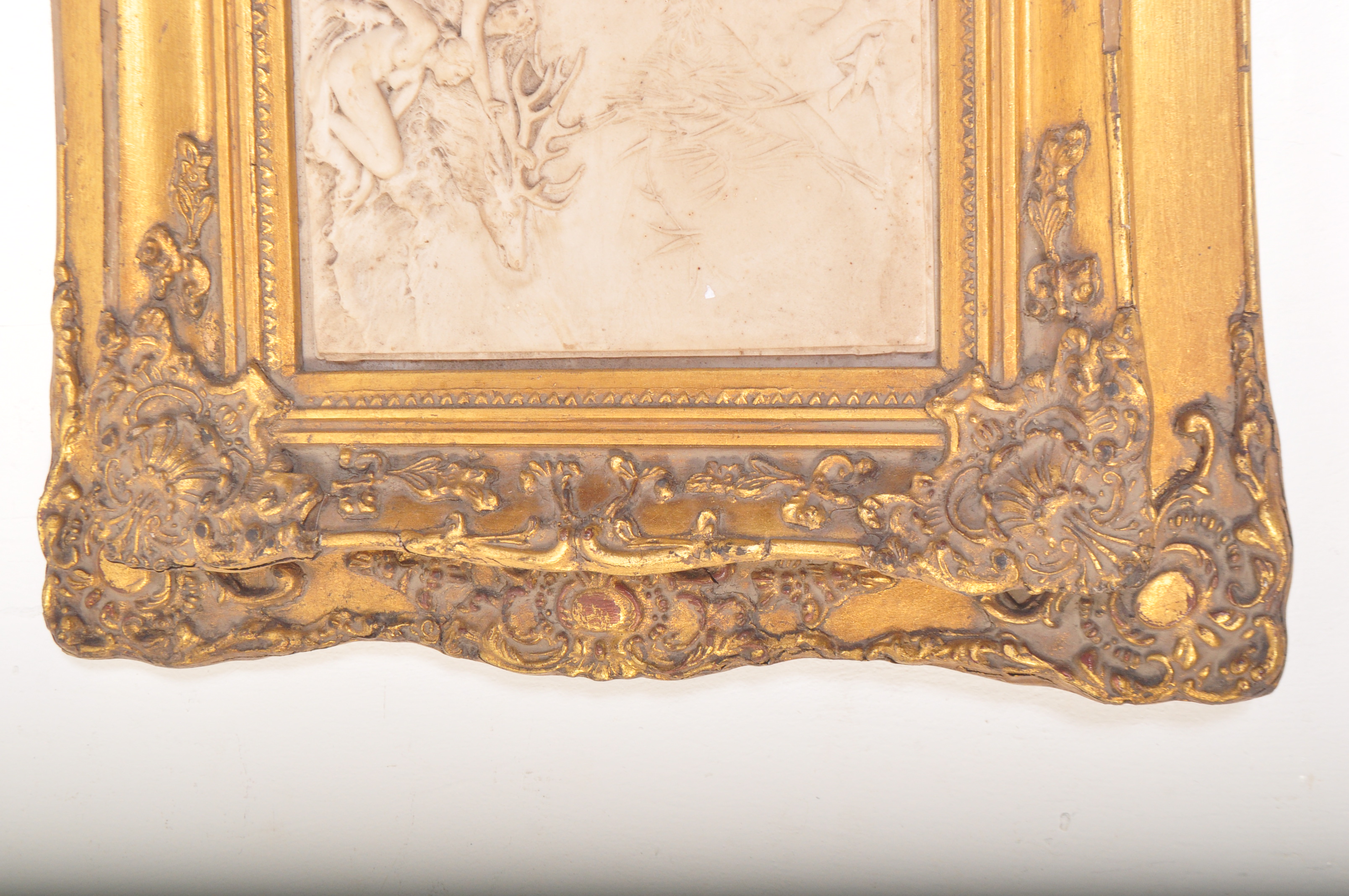 NEOCLASSICAL CARVED MARBLE PANEL - Image 4 of 6