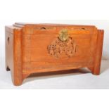 MID 20TH CENTURY CHINESE ORIENTAL CAMPHOR WOOD CHEST