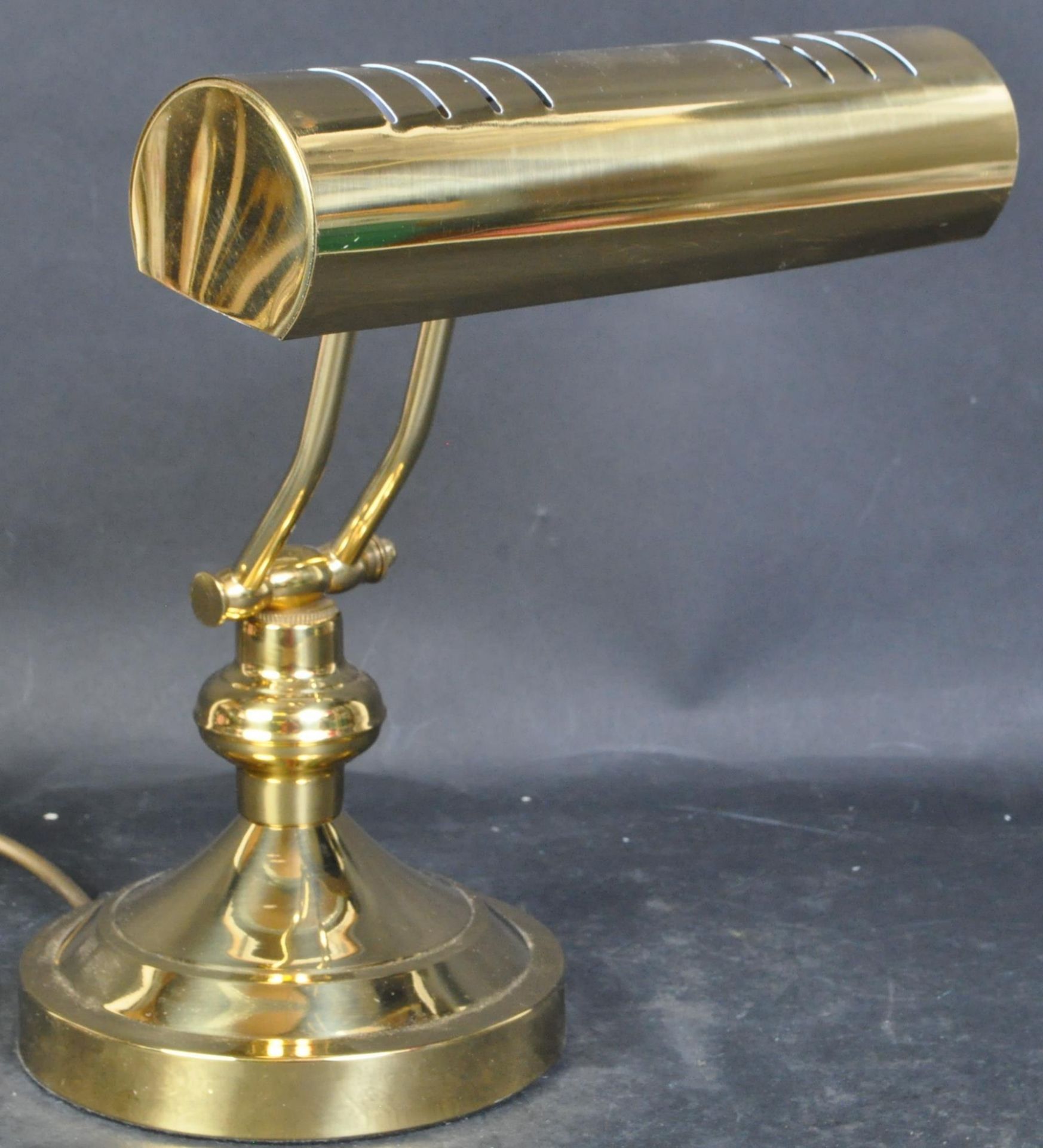 RETRO VINTAGE BRASS BANKERS LAMP - Bild 3 aus 5