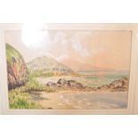PAIR OF CIRCA 1950S SIGNED WATERCOLOURS