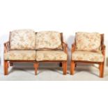 RETRO VINTAGE 20TH CENTURY BAMBOO SOFA & CHAIRS