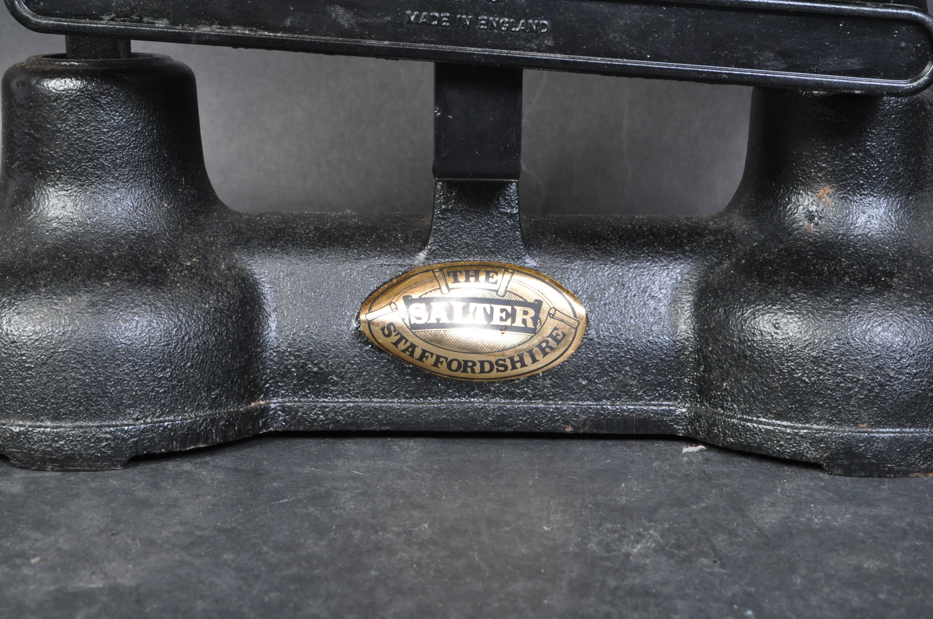 PAIR VINTAGE SALTER SCALES & WEIGHTS - Image 5 of 8