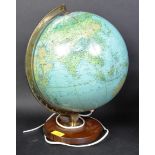 VINTAGE DESK TOP GLOBE TABLE LAMP