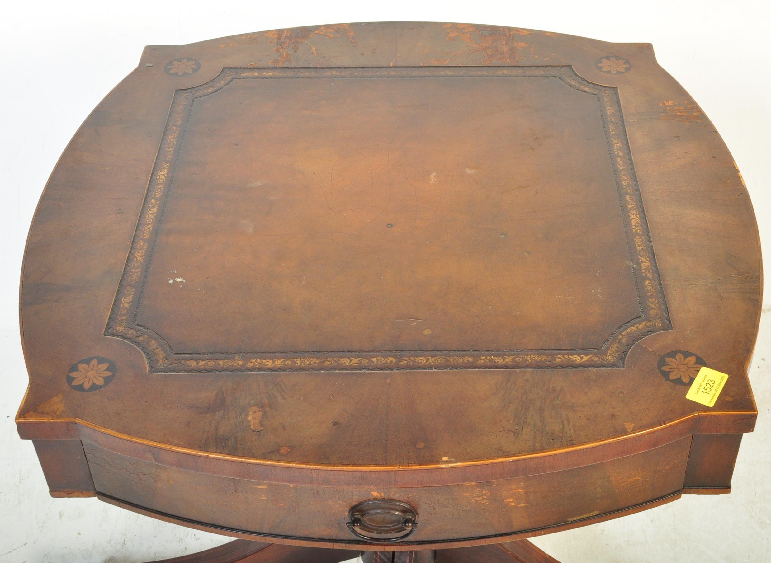 20TH CENTURY REGENCY REVIVAL DRUM TABLE - Image 3 of 6