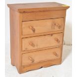 20TH CENTURY PINE APPRENTICE PIECE CHEST OF DRAWERS