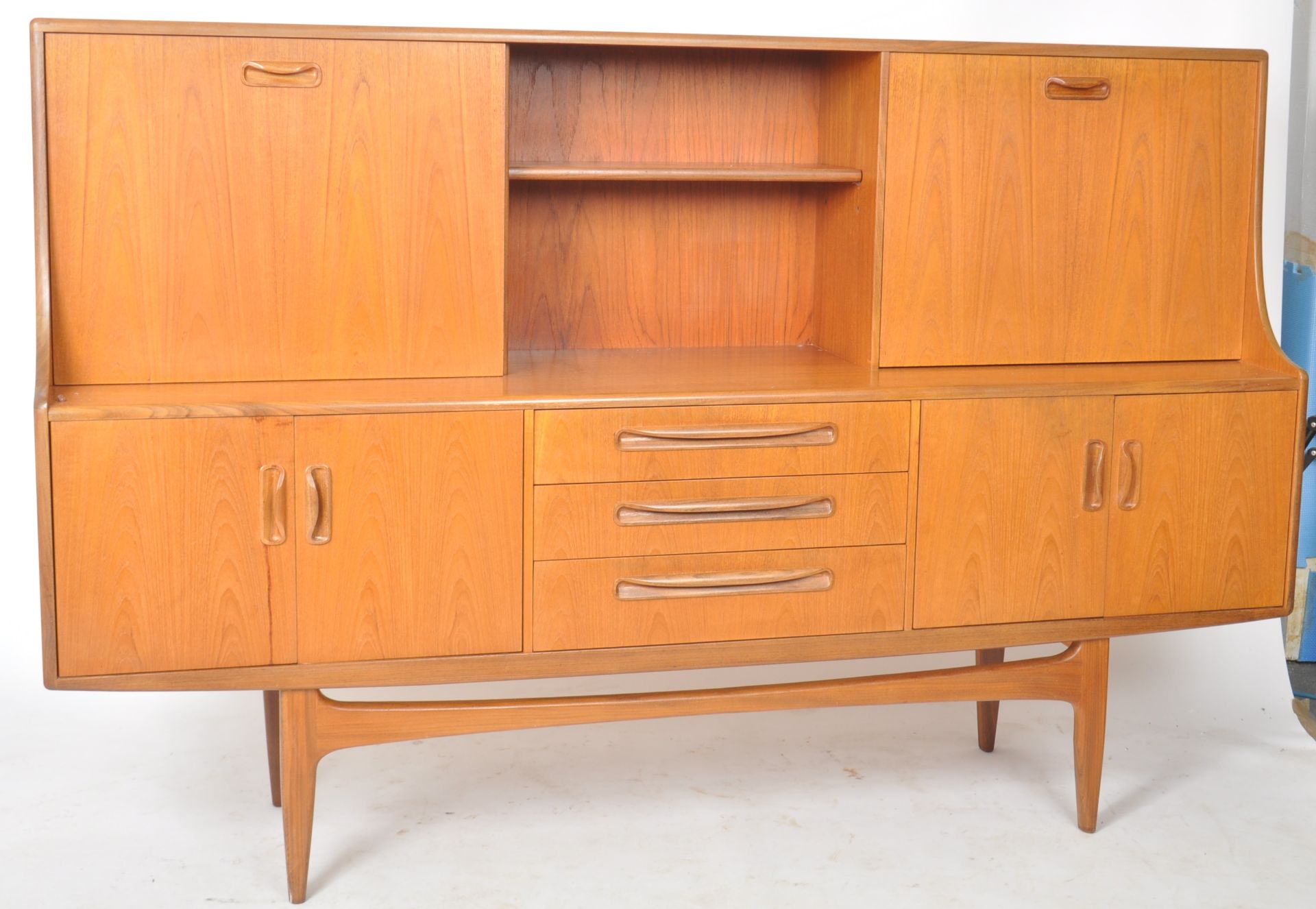 VICTOR B WILKINS - G PLAN - FRESCO - 1960'S TEAK HIGHBOARD