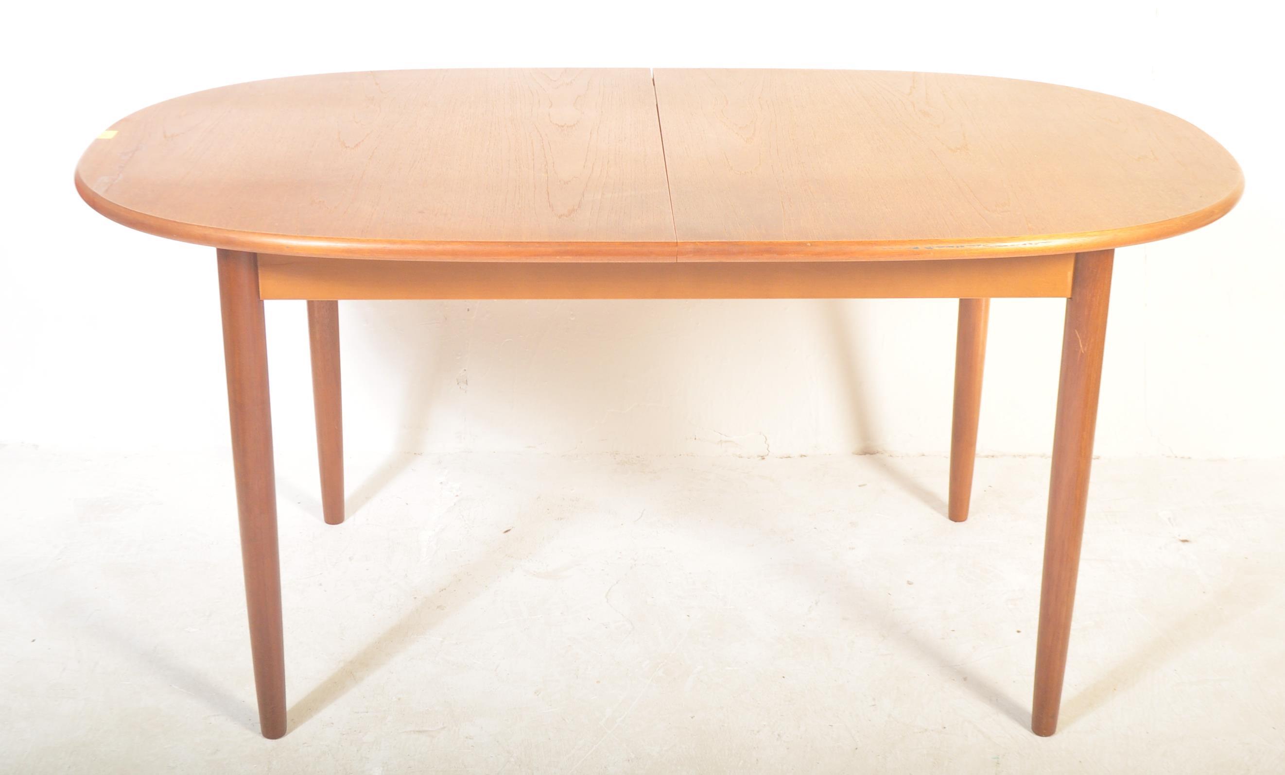 RETRO VINTAGE MID 20TH CENTURY TEAK EXTENDING TABLE - Image 2 of 5