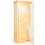 20TH CENTURY SINGLE PINE WARDROBE CLOSET