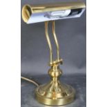 RETRO VINTAGE BRASS BANKERS LAMP