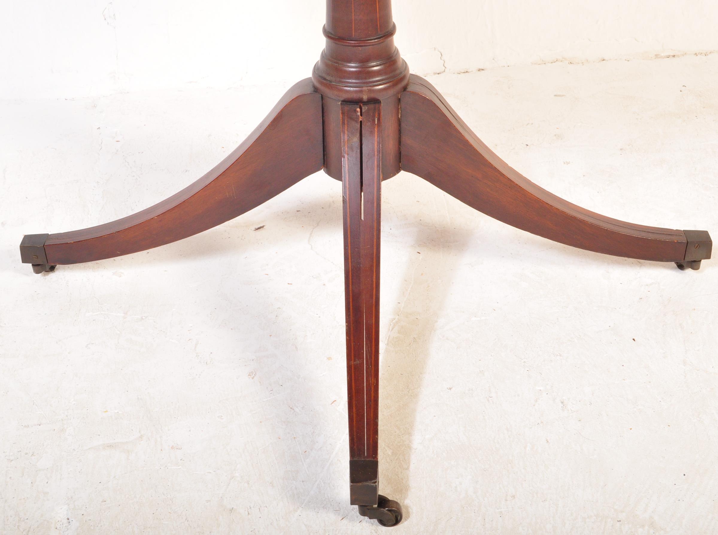 20TH CENTURY REGENCY REVIVAL DRUM TABLE - Image 5 of 6