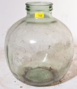 LARGE VINTAGE GLASS CARBOY TERRARIUM