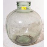 LARGE VINTAGE GLASS CARBOY TERRARIUM