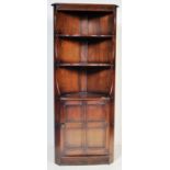 ERCOL BEECH & ELM FLOOR STANDING CORNER CABINET