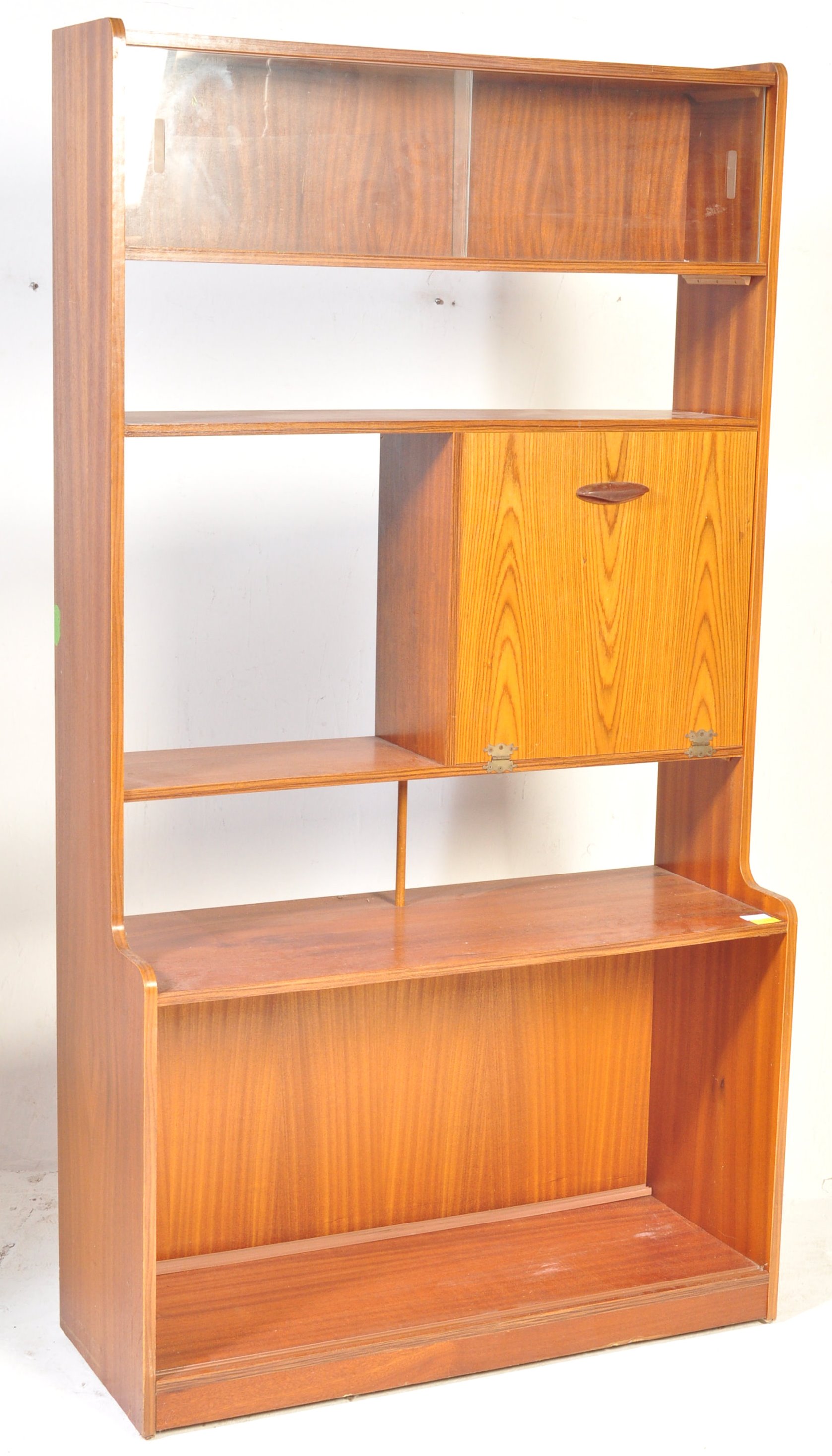 MID 20TH CENTURY TEAK WALL CABINET