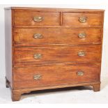 19TH CENTURY MAHOGANY CHEST OF DRAWERS