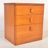 STAG FURNITURE - TEAK GRADUATING CHEST OF DRAWERS
